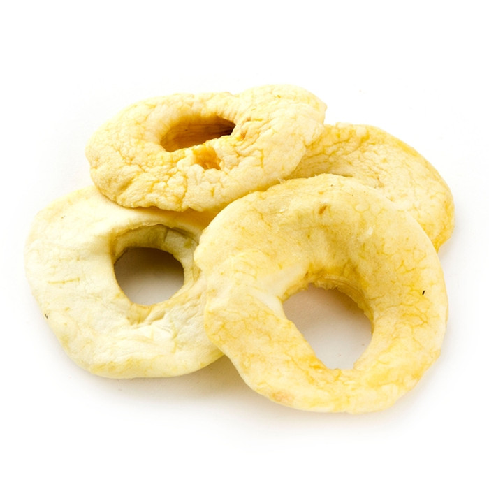 Dried apple ring dehydrated